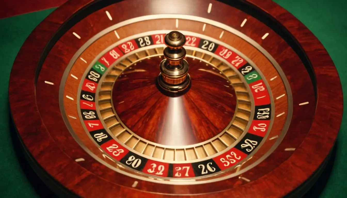 Roulette ball spinning on 91Club